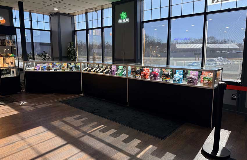 High Ten dispensary modern interior design Ramsey MN